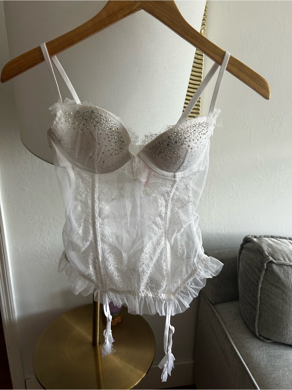 Victoria's Secret Bridal Corset Bustier 36C